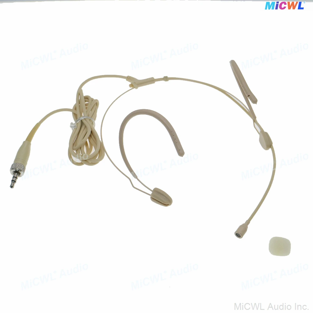 Кожа WBH54 Прочный подвесной микрофон для Shure Sennheiser AKG Audio BodyPack Беспроводная мягкая