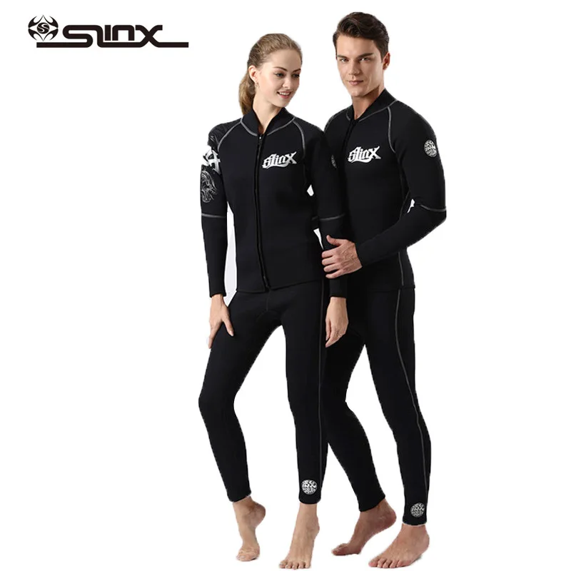 

Wetsuit SLINX Men Women Hight Quality New 3mm Neoprene Swimming And Diving Surf Suit Split Snorkeling Thick Diving Suit