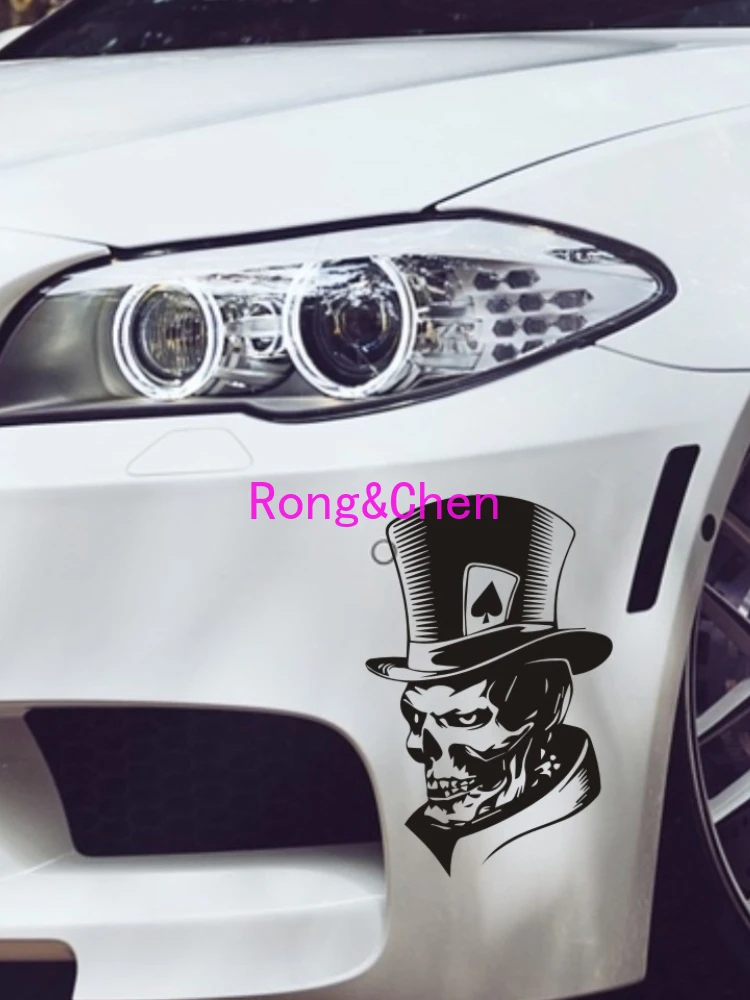 Торговая Автомобильная наклейка Rongchen милая в виде каркаса автомобильная