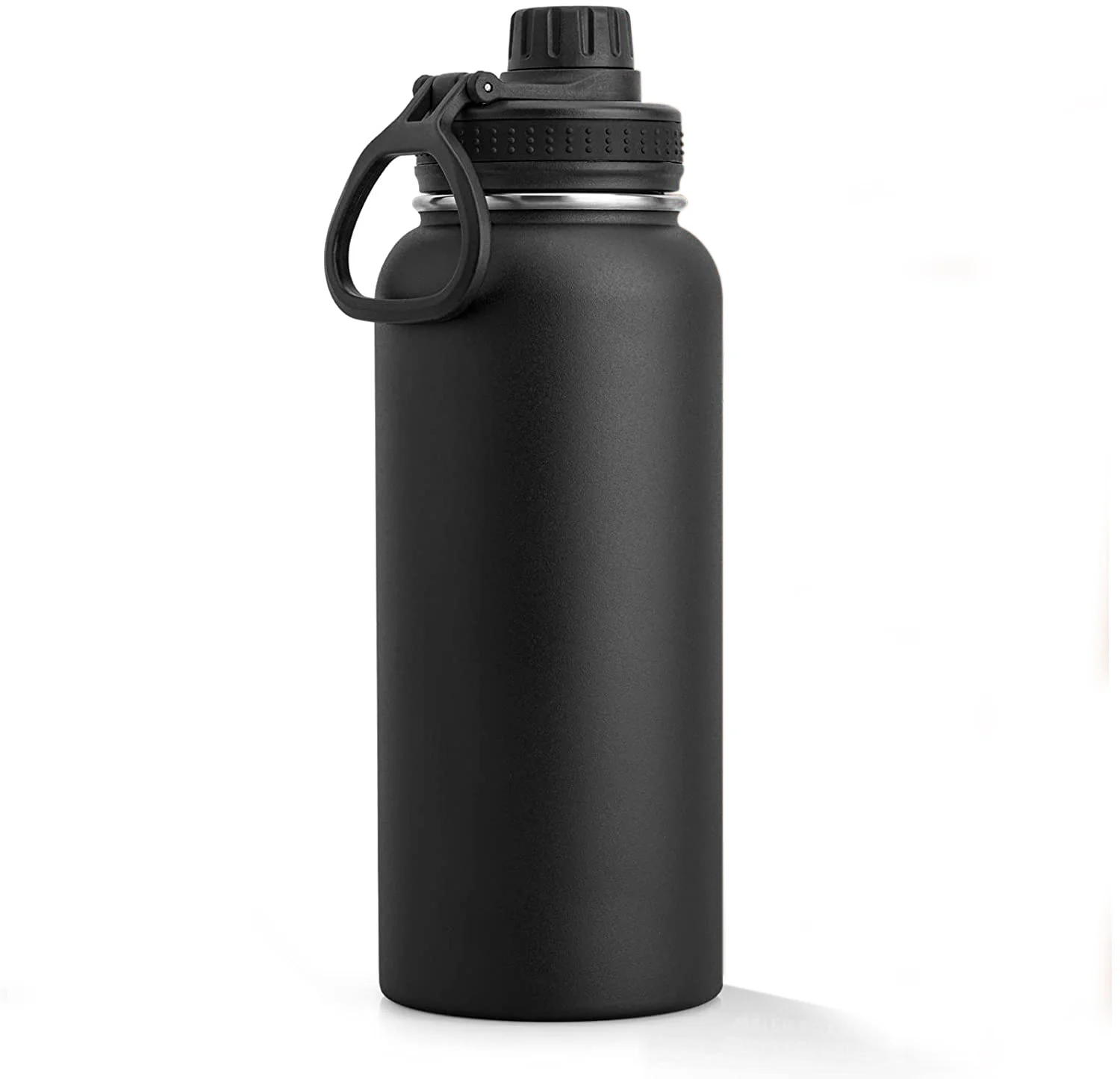 

Insulated Water Bottle 1000ml 32 Oz Stainless Steel Double Wall Vacuum Wide Mouth Sport Bottle with Leakproof Spout Lid