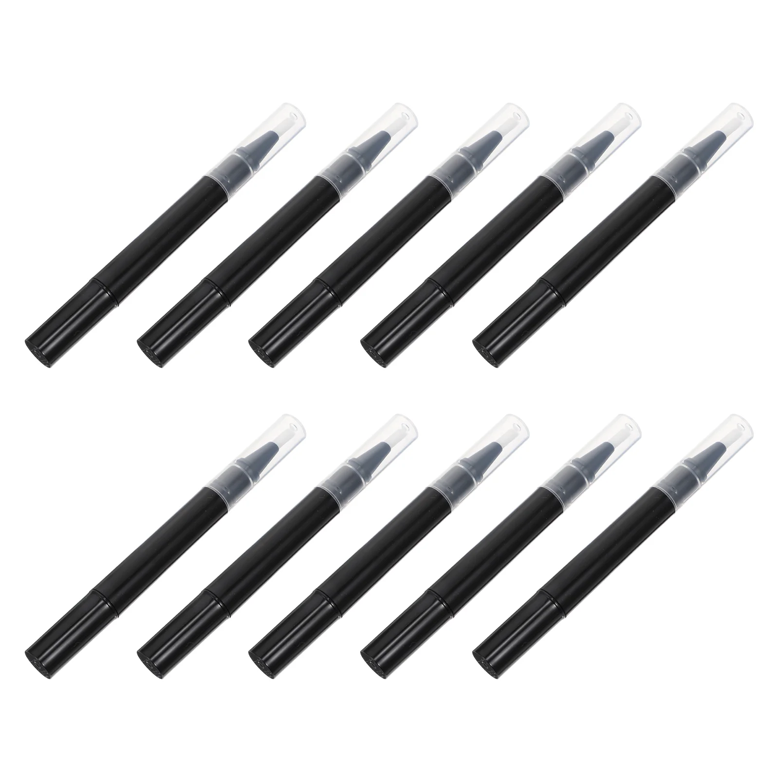 

10pcs Rotating Empty Tube Pens Lip Gloss Containers Makeup Liquids Applicators