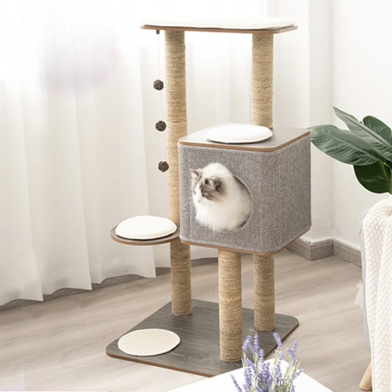 

Trees Bed Scratchers House Accessories Stuff Products Interactive Scratchers Climbing Gimnasio Para Gato Pet Products RR50FS