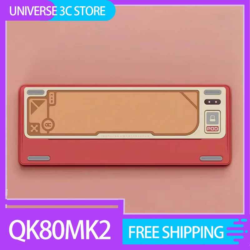 Qwertykeys QK80MK2 Комплект механической клавиатуры Трехрежимный комплект беспроводной