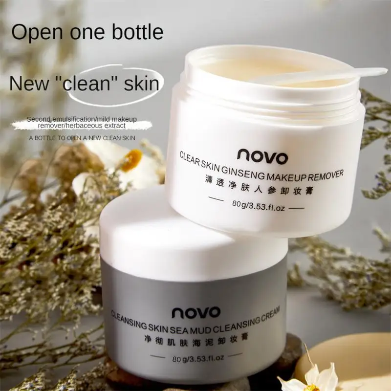 Gentle Cleansing Cream Ginseng Curing Makeup Remover Blam Deep Cleansing Pores Moisturizing Refreshing Face Makeup Remover Cream