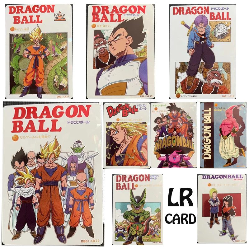 Аниме Dragon Ball Vegeta IV Majin Buu Cell Android 18 Broli фигурки Редкие LR Игра коллекционная карточка