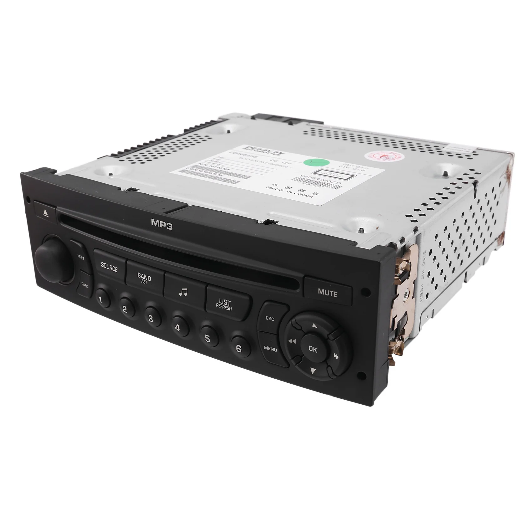 Автомобильное радио RD43 с CD USB Aux MP3 для Peugeot 207 206 307 308 408 807 Citroen C2 C3 C4 C5 C8