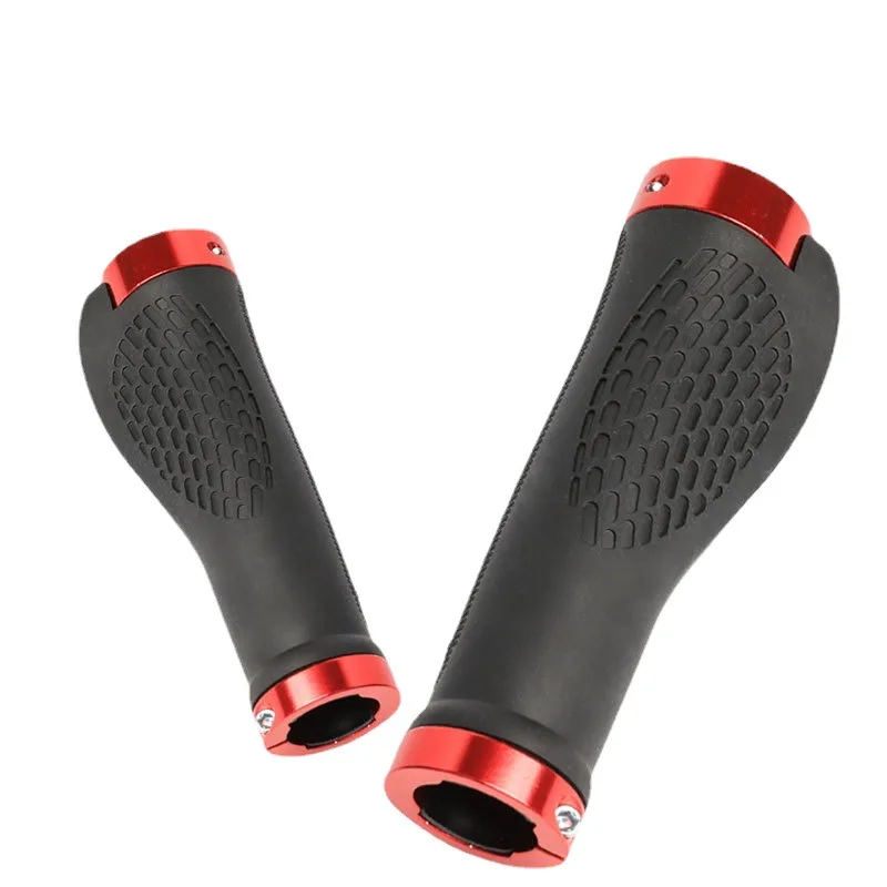 

Rubber Grip Anti-slip Particles Mountain Bike Grips Ergonomic Flat Grip Cycling Gear Accessories Ultra-light Non-slip Bmx Parts