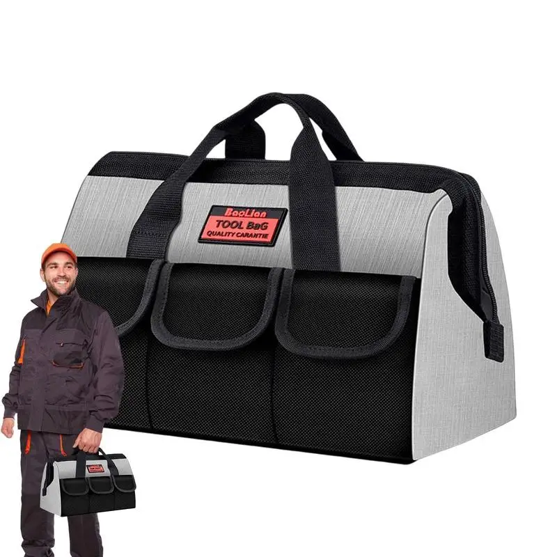 

Органайзер, сумка для инструментов электрика, прочная сумка из ткани Оксфорд, портативная утолщенная водонепроницаемая сумка, плотничная сумка для хранения и обслуживания