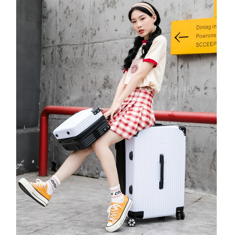 20/22/24/26/28/32 Inches Luxury Luggage Universal Wheel Travel Suitcase Students Oversized Men and Women Password Lever Boxes