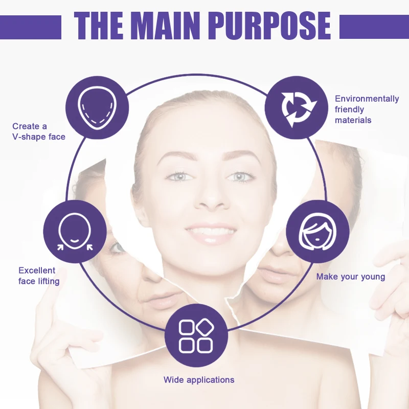 Лента для глаз эластичный пояс подтяжки кожи шеи и подбородка 40 шт. |