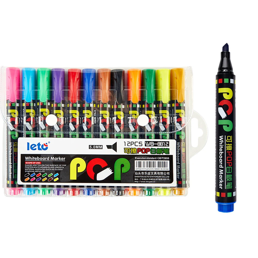 

POP Маркеры для доски 12 цветов