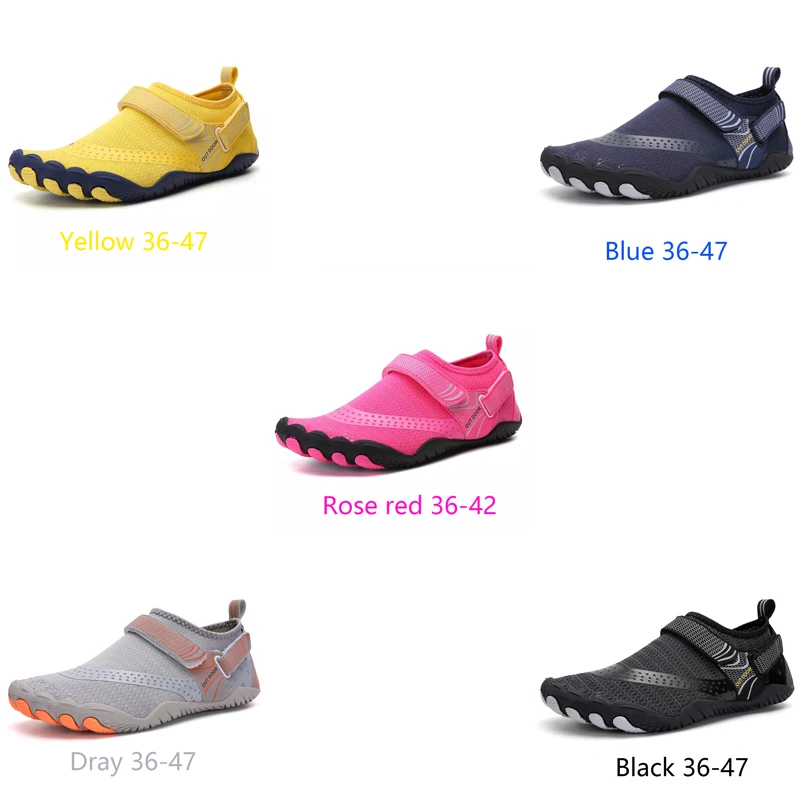 Outdoor Climbing Lightweight Water Shockproof Jogging Sneaker Waterproof Hiking Shoes Men Women Soft Quick Dry Upstream Trekking