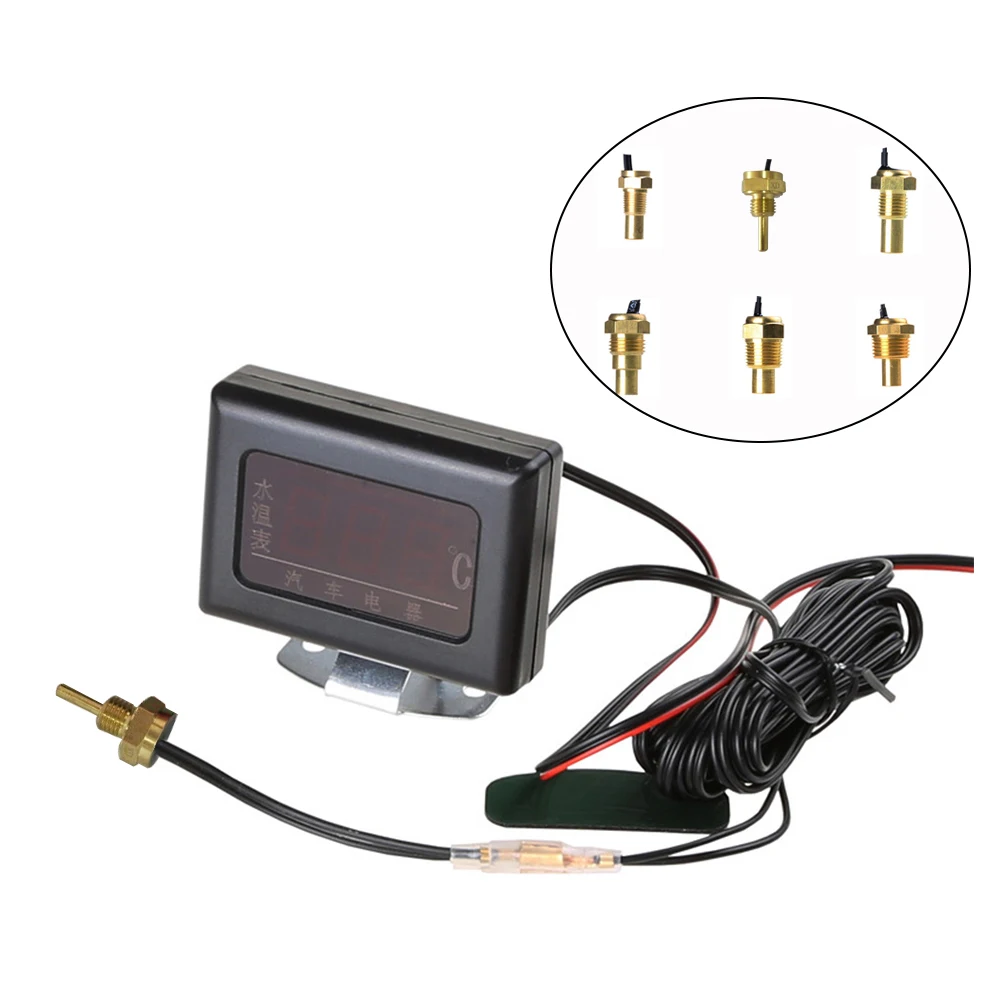 

Автомобильный прочный с датчиком, универсальные цифровые аксессуары, инструмент, тестер двигателя автомобиля, грузовика, датчик температу...