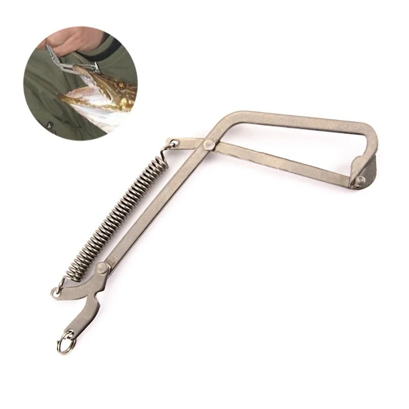 

Stainless Steel Fishing Traps Pike Hooks Crab Grabber Fishing Clamp Tool