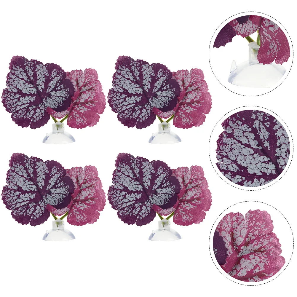 

Leafbetta Aquarium Hammock Tank Resting Bed Accessoriesspot Suctionhabitat Decor Breeding Decorations Cup Pad Decorationleaves