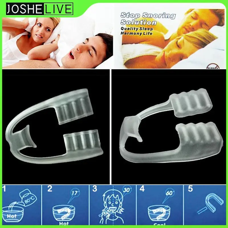 

Prevent Teeth Bruxism Mouth Guard Eliminating Tightening Product Mouthguard Sleep Aid Silicone Mouth Guard 1pcs