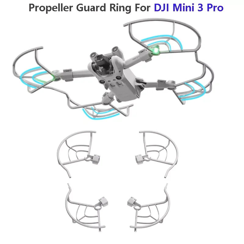 

Propellers Guard Shielding Rings Quick Release Anti-Collision Props Protector Safe Ring for DJI Mini 3 Pro Drone accessory