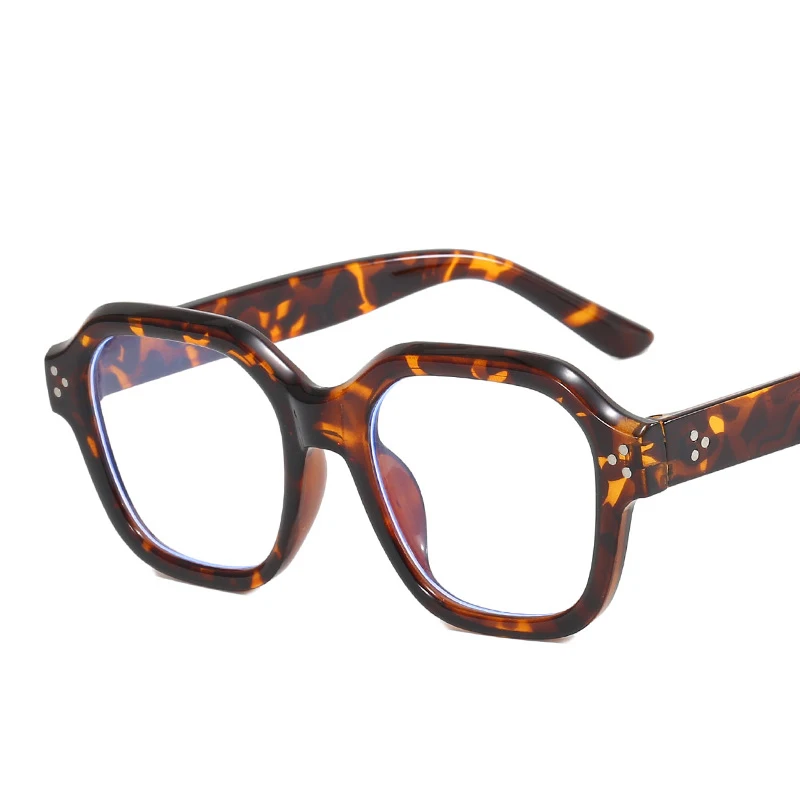 Классическая Прозрачная Многосторонняя Оправа Для Очков Унисекс Ретро