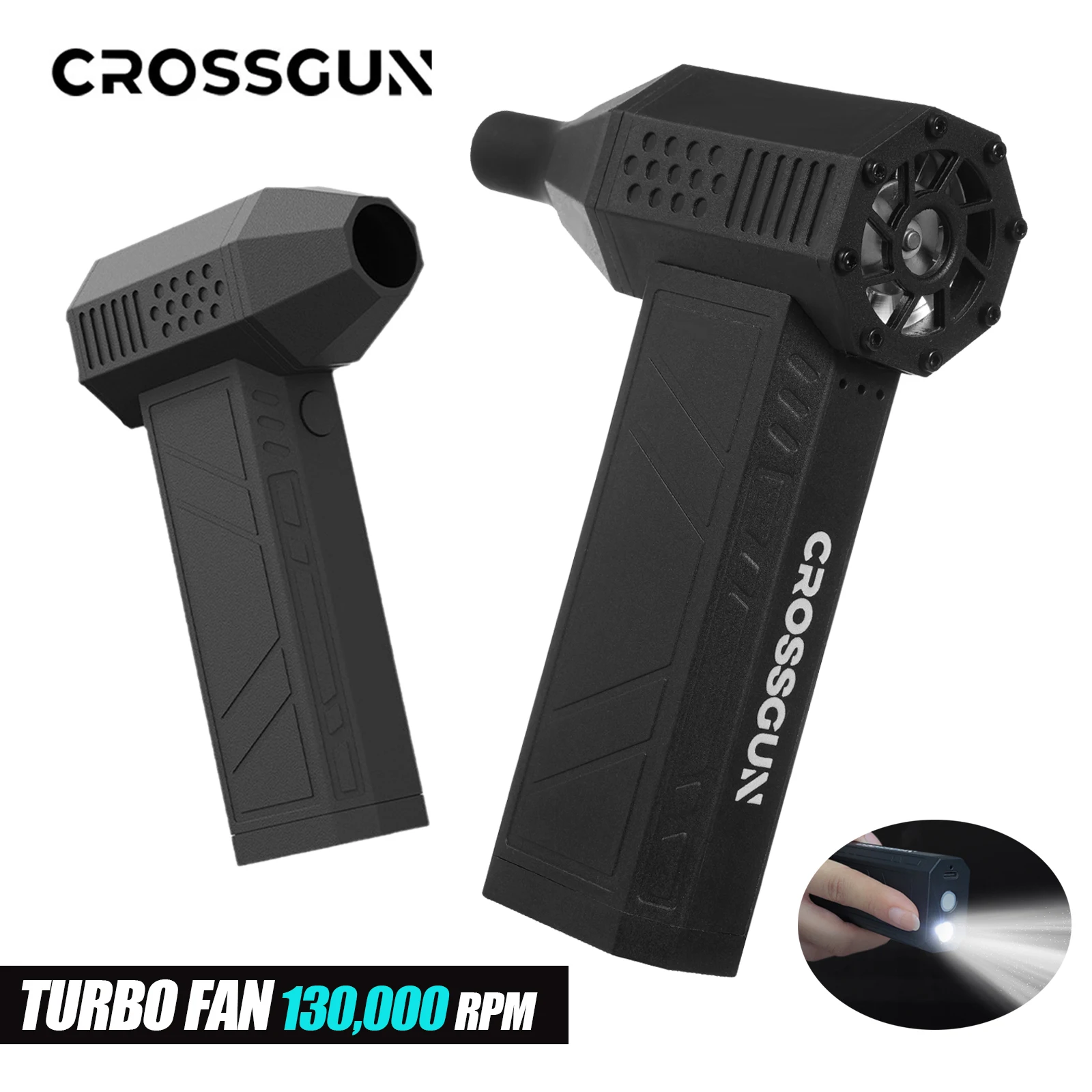 Портативный компьютерный усилитель со стандартным освещением KKMOON Turbo Jet Fan