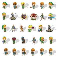 bandai 10pcslot epoxy charms the legend of zelda lovely roles acrylic diy 2d single pattern jewelry findings accessories mk178