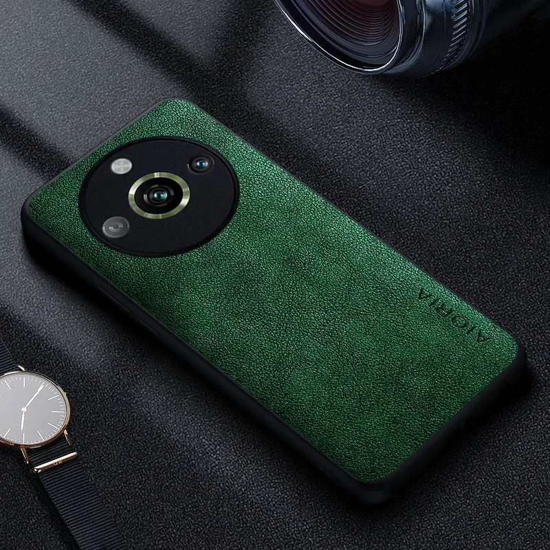 Роскошный кожаный чехол премиум класса для телефона Realme 11 10 9 8 7 6 Pro Plus 11x 9i 8i 6s Φ 4g