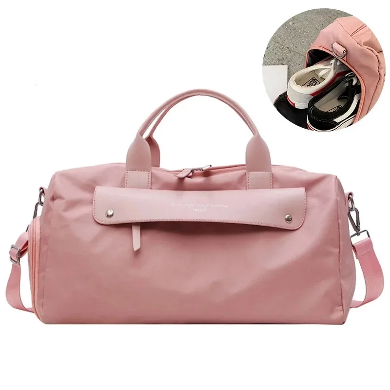 

Сухая и влажная спортивная сумка для фитнеса с разделением, Женский Большой Вместительный чемодан, сумка для багажа, дорожная сумка, сумка д...