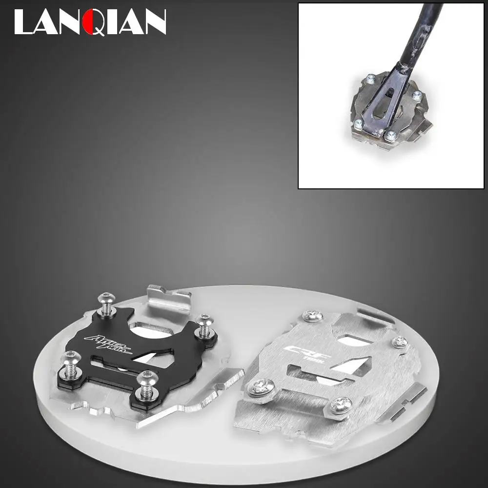 

For Honda CRF1100L CRF 1100 L Africa Twin / Adventure Sports 2019 2020 2021 Stainless Steel Foot Side Stand Enlarger Plate Pad
