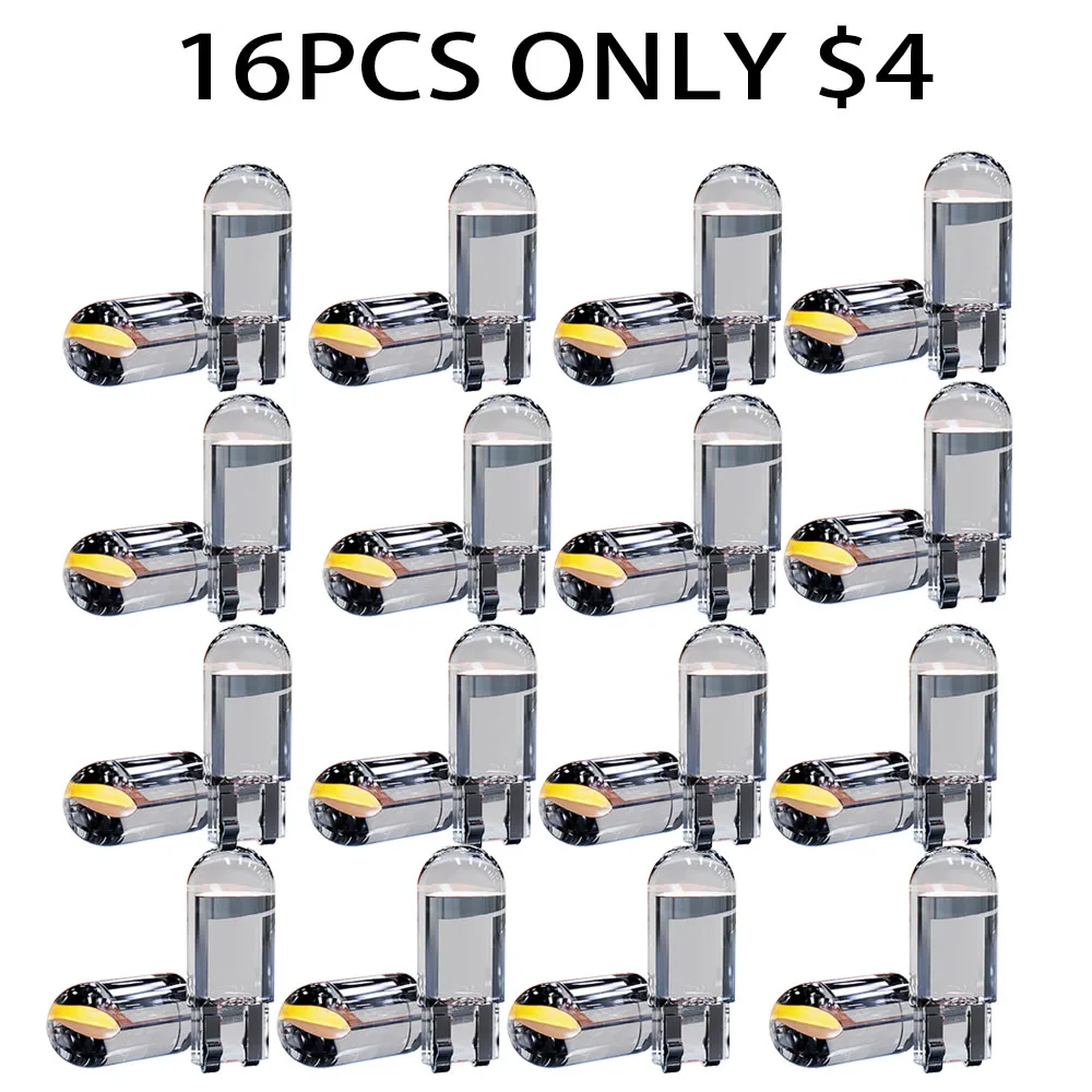 ZTZPE лампа номерного знака Bule Красный Зеленый 6000K T10 светодиодный W5w прозрачный Cob подсветка контур чтения боковая Лампа 12В