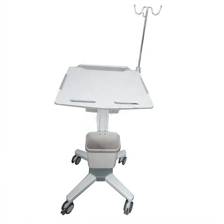 

Safe and convenient hospital ECG machine trolley cart