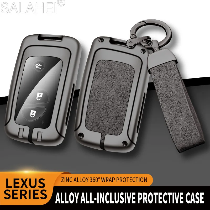 

Zinc Alloy Car Key Cover Case Holder For Lexus CT200H GX400 GX460 IS250 IS300C RX270 ES240 ES350 LS460 GS300 450h 460h Accessory