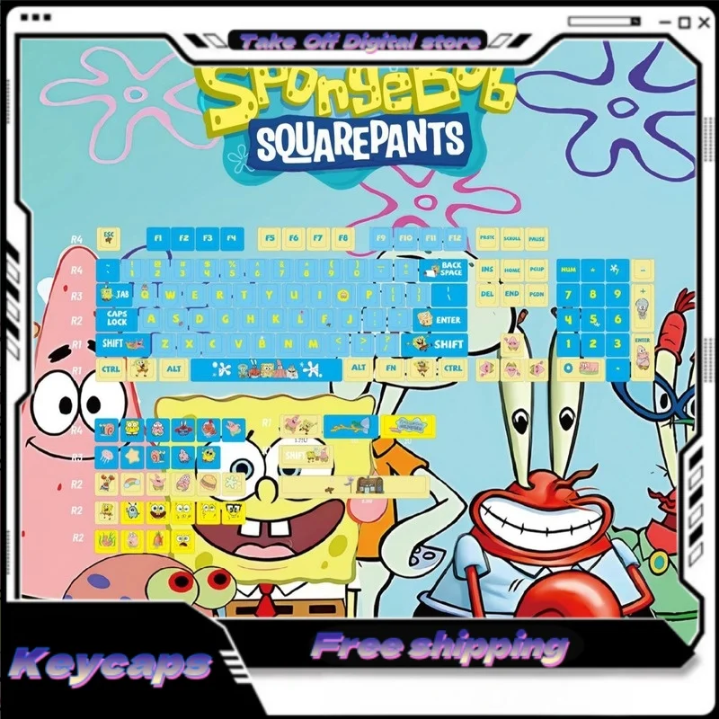 Индивидуальные колпачки для клавиш с комиксами высота моа материал ABS