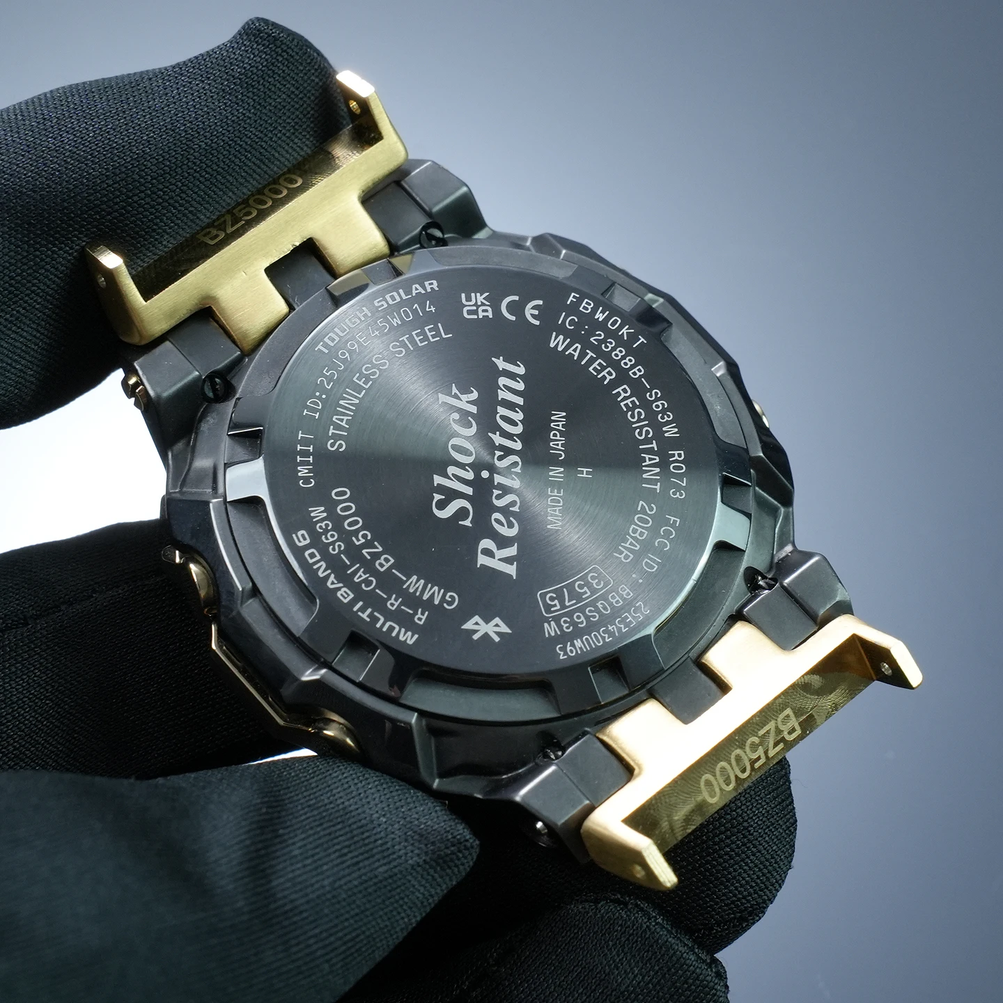 Фото Для металлических квадратных часов Casio GMW-B5000: специальный адаптер из нержавеющей стали, коннектор для замены ремешка, аксессуары для часов. №3