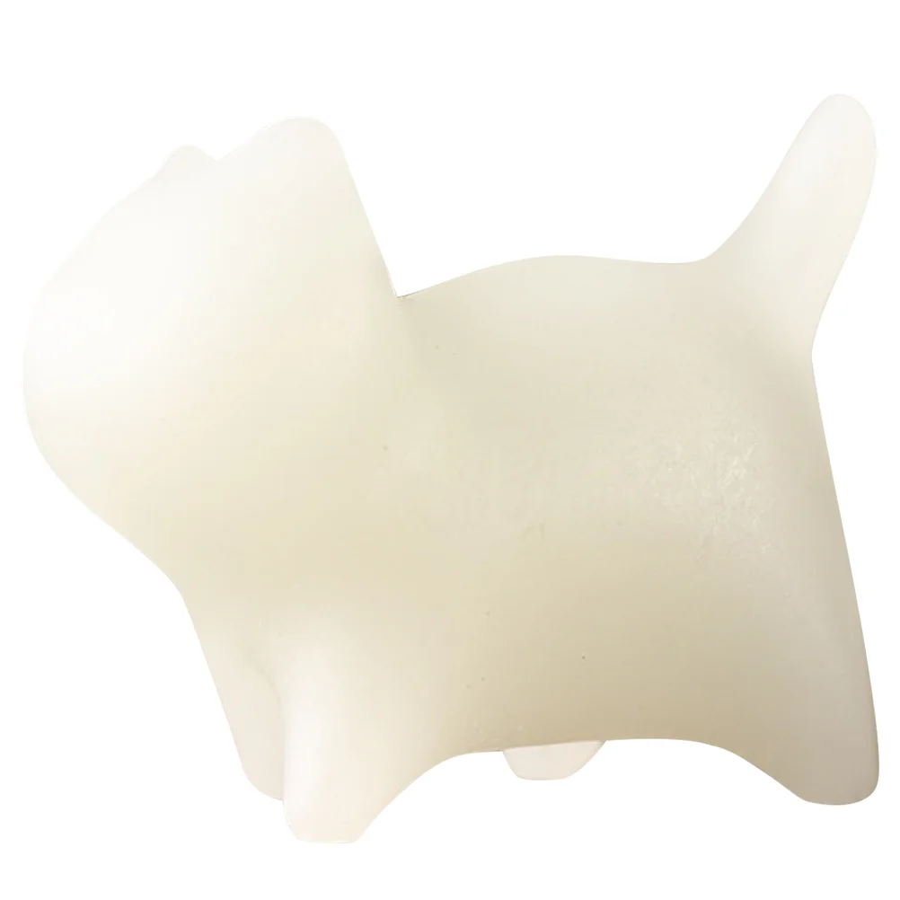 

Decorations Simulation Cat Ornament End Table Glowing Stone Figurine Small Adornment Lifelike Statue Tabletop Tea Pet