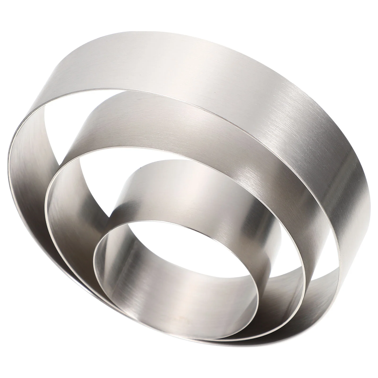 

Cake Ring Mold Molds Baking Cookie Mousse Rings Round Dessert Supplies Decorating Metal Stainless Steel Pastrytart Donut Pie