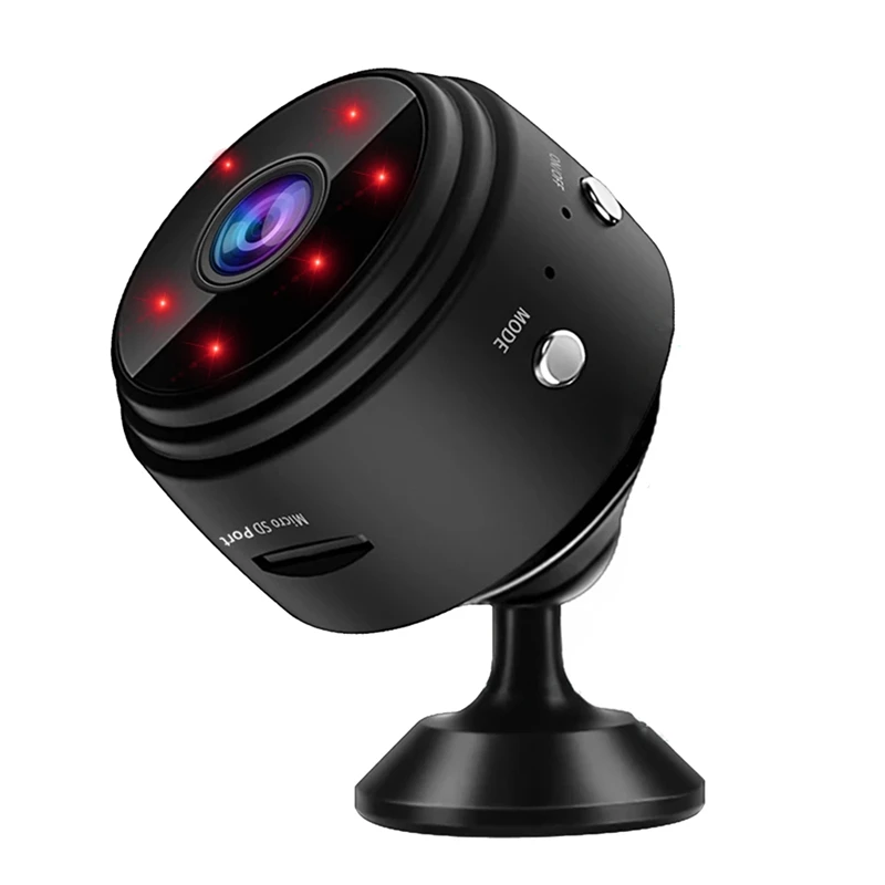 

Камера видеонаблюдения A9 HD1080P, Беспроводная мини-камера безопасности с Wi-Fi, маленькая инфракрасная с функцией ночного видения и датчиком дв...