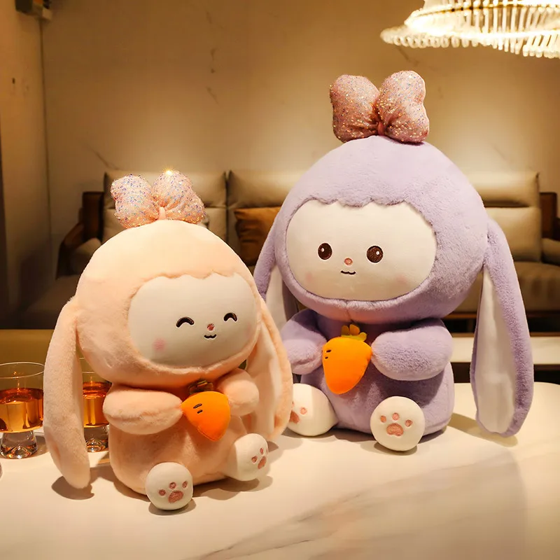 

23-48CM Sweet Home Party Toys Kawaii Plush Radish Rabbit Baby Pillow Soft Adorable Cute Home Decor сладкий и теплый подарок