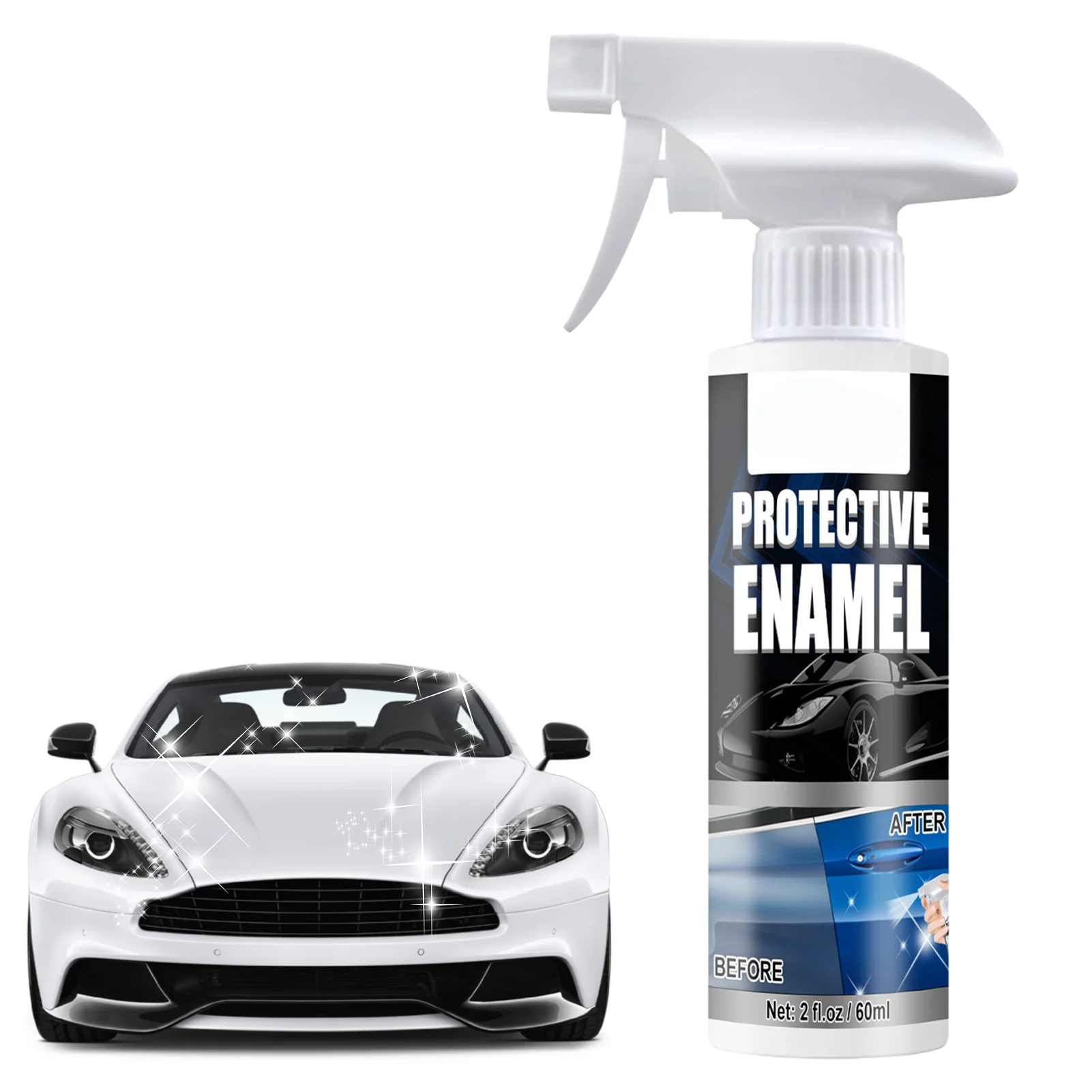 

60ml Car Scratches Repairing Spray Automobile Paint Brightening Spray Car Exterior Scratches Remover Vehicle Maintainance Tool
