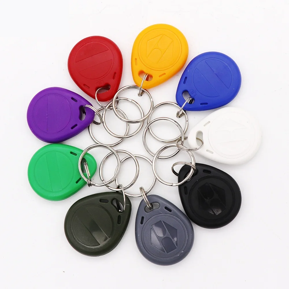 

10pcs T5577 EM4305 Duplicator Clone Copy 125khz RFID Tag Porta Chave Card Sticker Key Fob Token Ring Proximity Duplicate