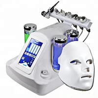 7 in 1 oxygen jet peel dermabrasion led mask water oxygen facial beauty machine