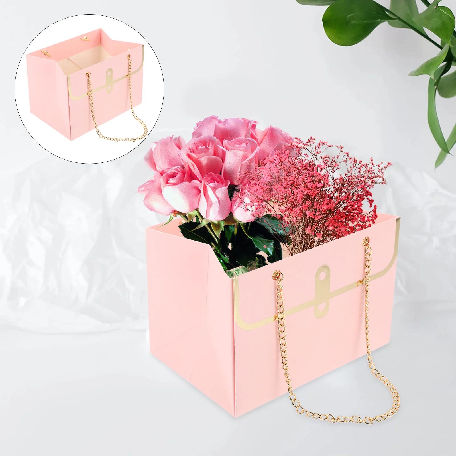 

Gift Paper Party Storage Packing Container Pouch Bouquet Birthday Delicate Tote Supplies Reliable Wrapping Flower Portable