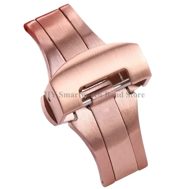 Пряжка-бабочка для ремешка Panerai застежка из нержавеющей стали матовая