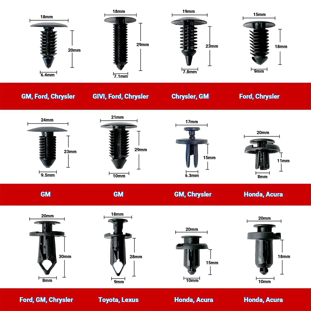

Противоизносостойкие и антикоррозийные зажимы в коробке для долговечного зажима бампера и прочного автомобиля, надежный автомобиль в коробке, автомобиль B-umper