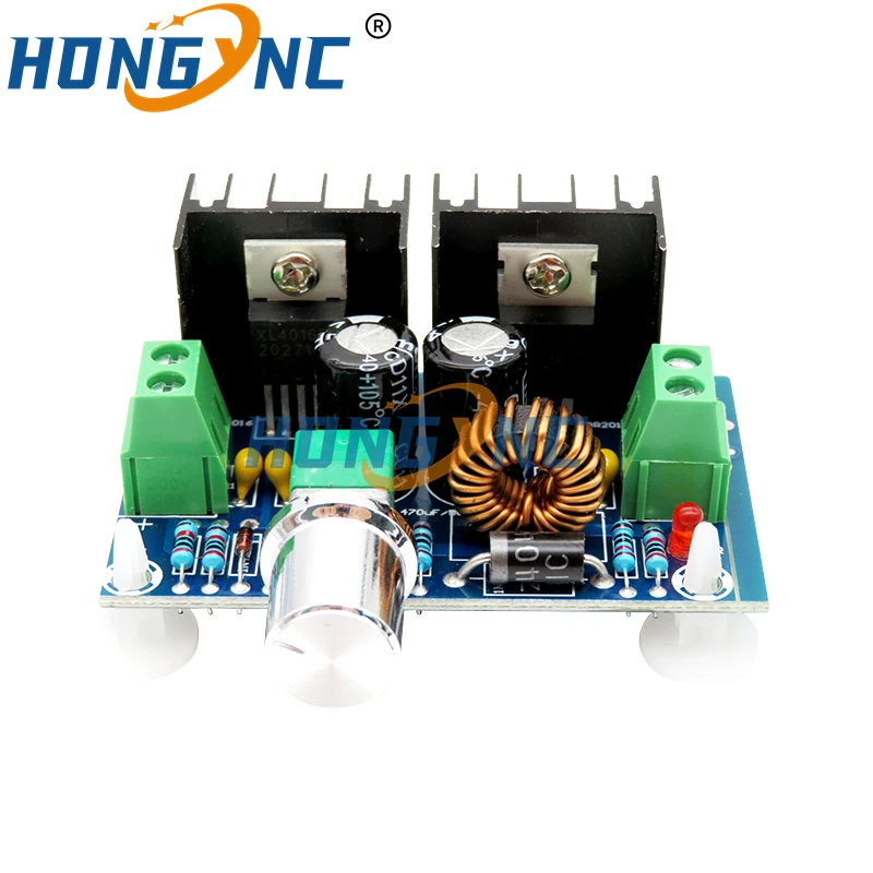 XH-M401 DC-DC понижающий преобразователь модуль питания XL4016E1 PWM регулируемый от 4 до 40 В