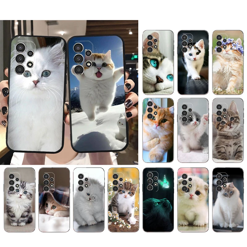 

Phone Case for Samsung Galaxy A73 A13 A22 A32 A71 A33 A52 A53 A72 A51 A31 A23 A34 A54 A52S A53S Lovely Cat Case