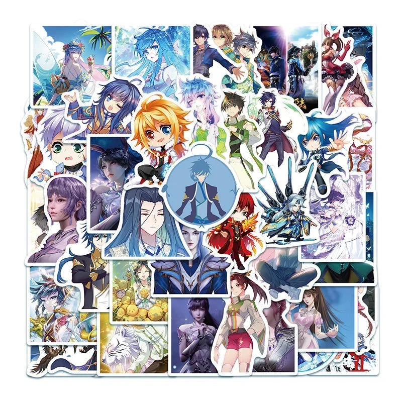 

Douluo Dalu стикер Творческий аниме фотоальбом декоративная ручная наклейка аккаунт s Декор водонепроницаемый