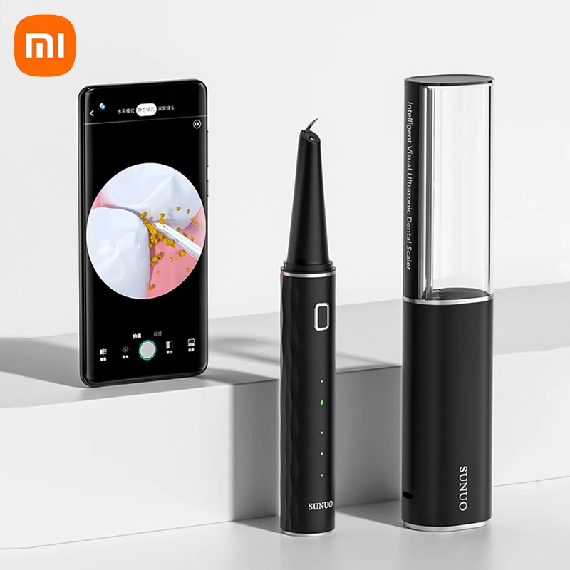 

Xiaomi Smart Visual Ultrasonic Dental Calculus Scaler T12 Plus 500W Pixel Teeth Tartar Remover UV Sterilization Teeth Whitening