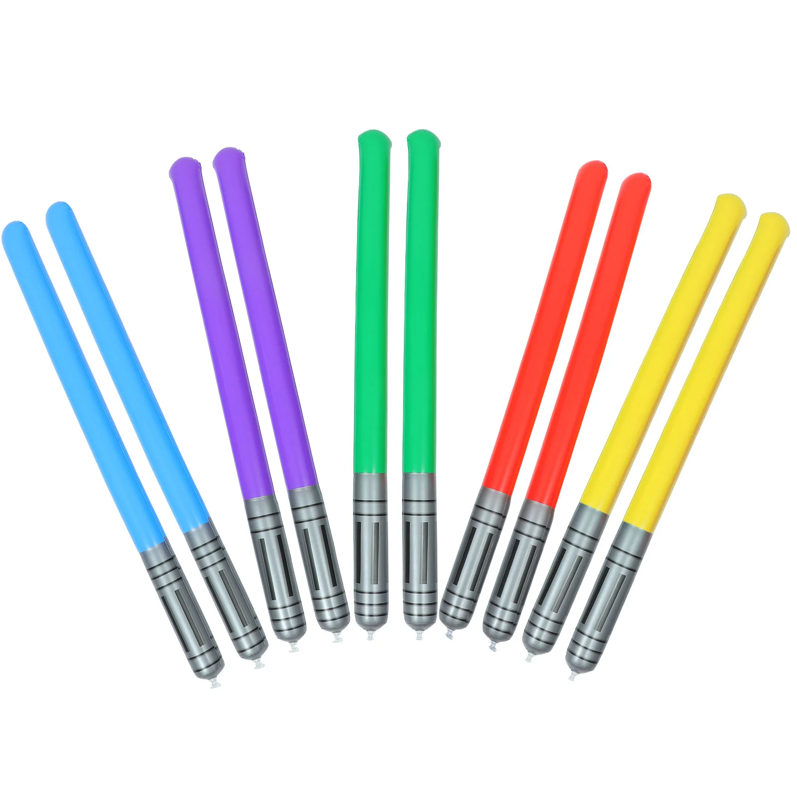 

10pcs Durable Funny Decorative Safe Inflatable Toys Inflatable Sticks for Girls Kids