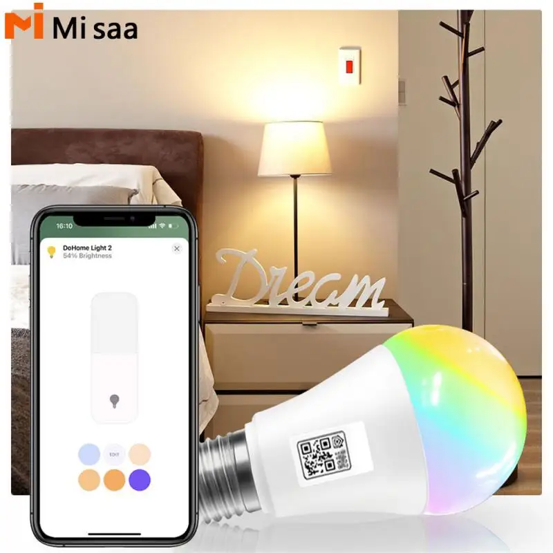 

Rgb Cw 15w User-friendly Hands-free Operation Convenient Energy-saving Customizable Homekit Compatible Smart Bulb Smart Bulb