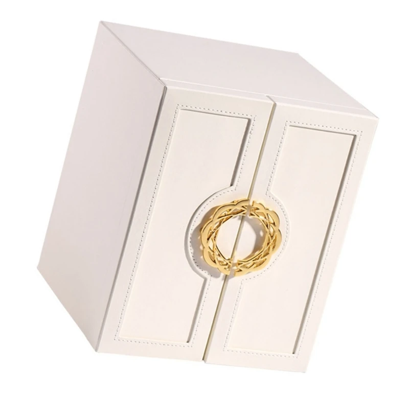 Большой органайзер для ювелирных изделий из искусственной кожи чехол хранения