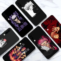 jujutsu kaisen japan anime phone case for huawei honor mate 10 20 30 40 i 9 8 pro x lite p smart 2019 y5 2018 nova 5t